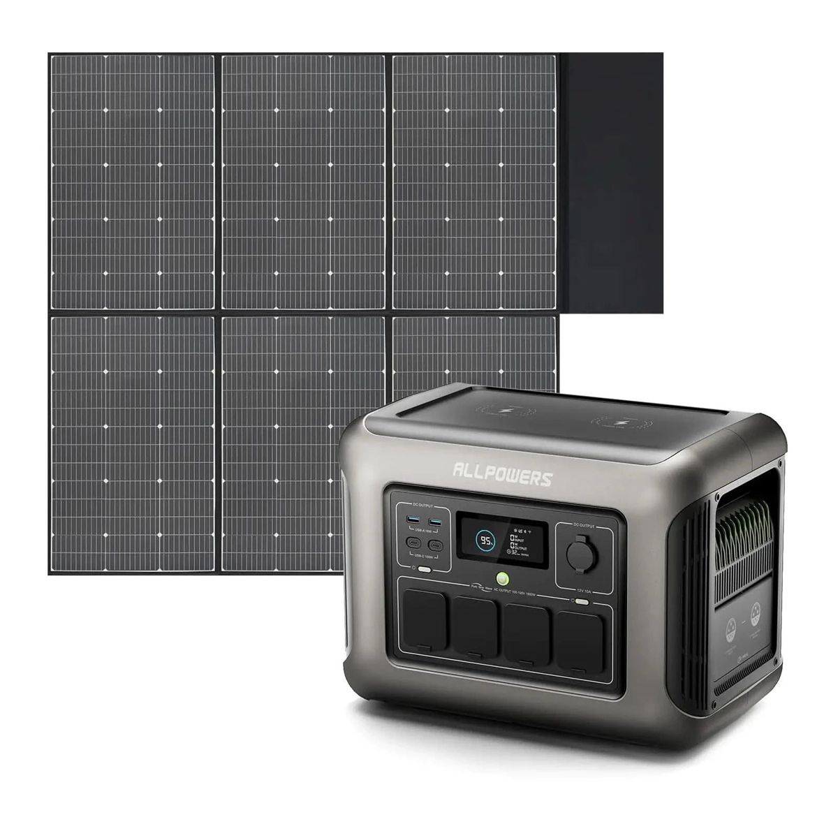 ALLPOWERS R1500 LITE Портативна енергетична станція 1600Вт 1056Вт·год(Відновлений) — фото 5