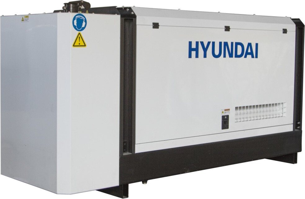 Електростанція дизельна Hyundai DHY 28KSE + ATS 60A — загальний вигляд