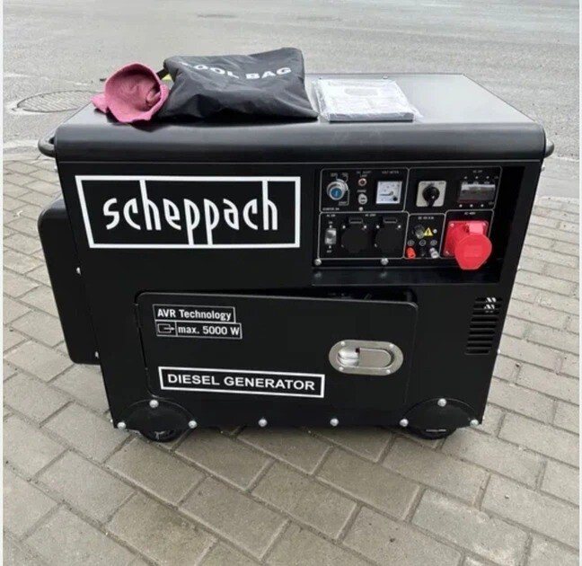 Дизельний генератор Scheppach DGS 5500 Black Edition — фото 3