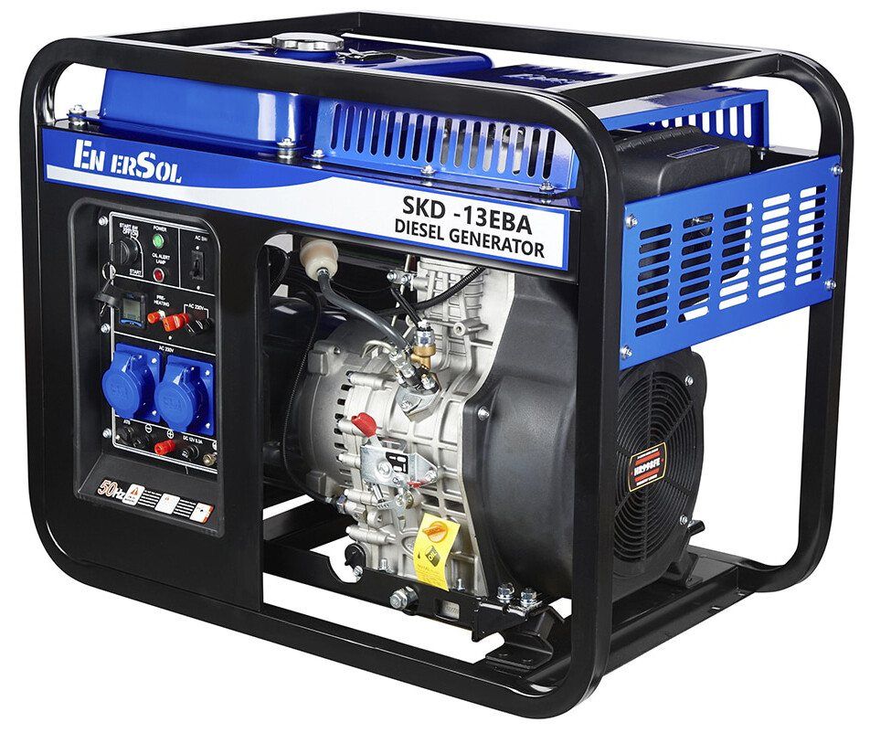 Дизельний генератор EnerSol SKD-13EBA — загальний вигляд