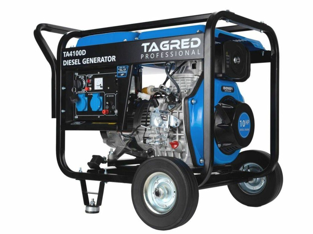 Дизельний генератор TAGRED TA4100D + газова плита + електричний обігрівач (KTA4100D) — фото 5