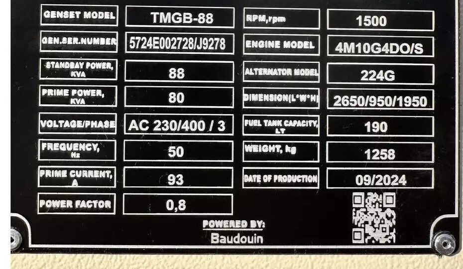 Дизельний генератор TMG Power TMGB-88 — фото 5