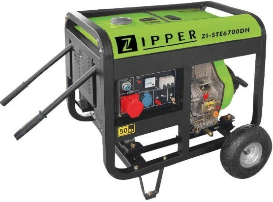 Дизельний генератор Zipper ZI-STE6700DH — загальний вигляд